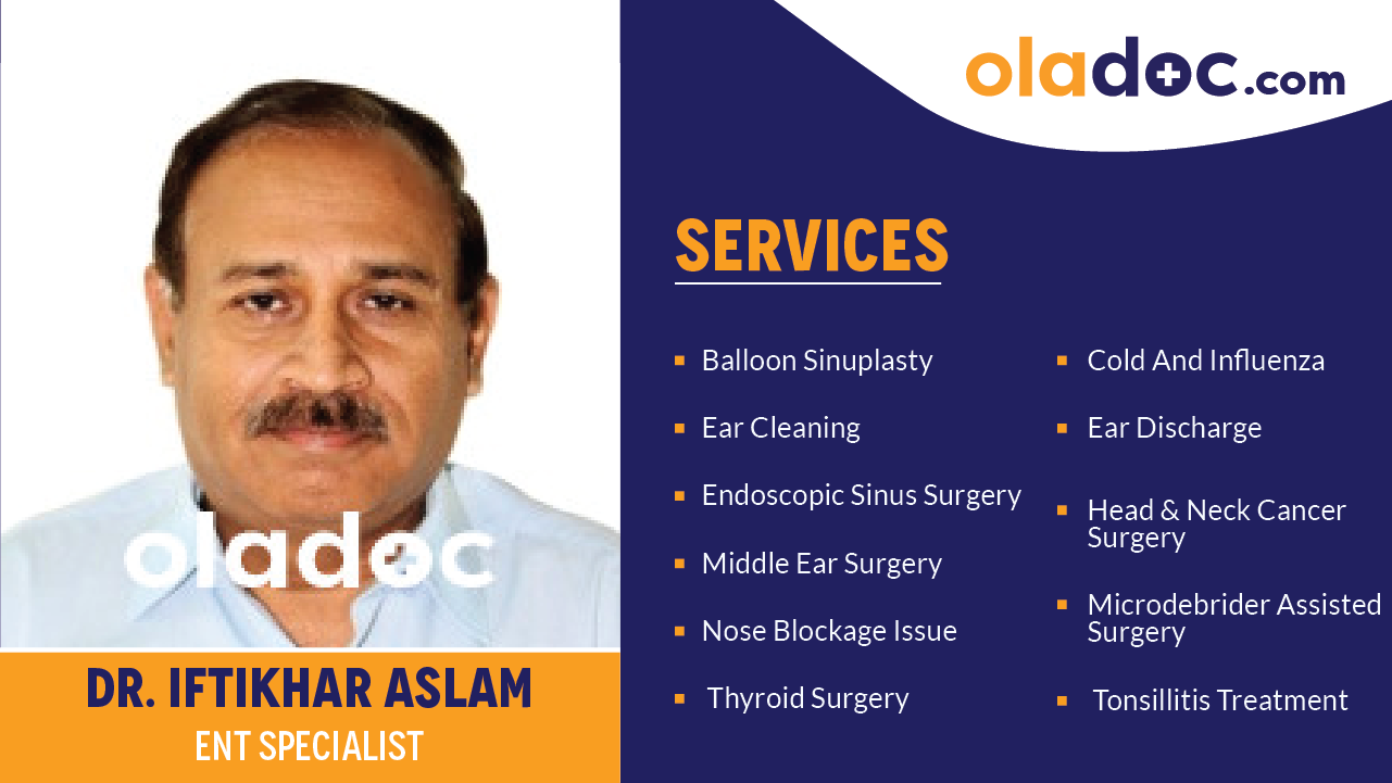 Services provided by Dr. Iftikhar Aslam